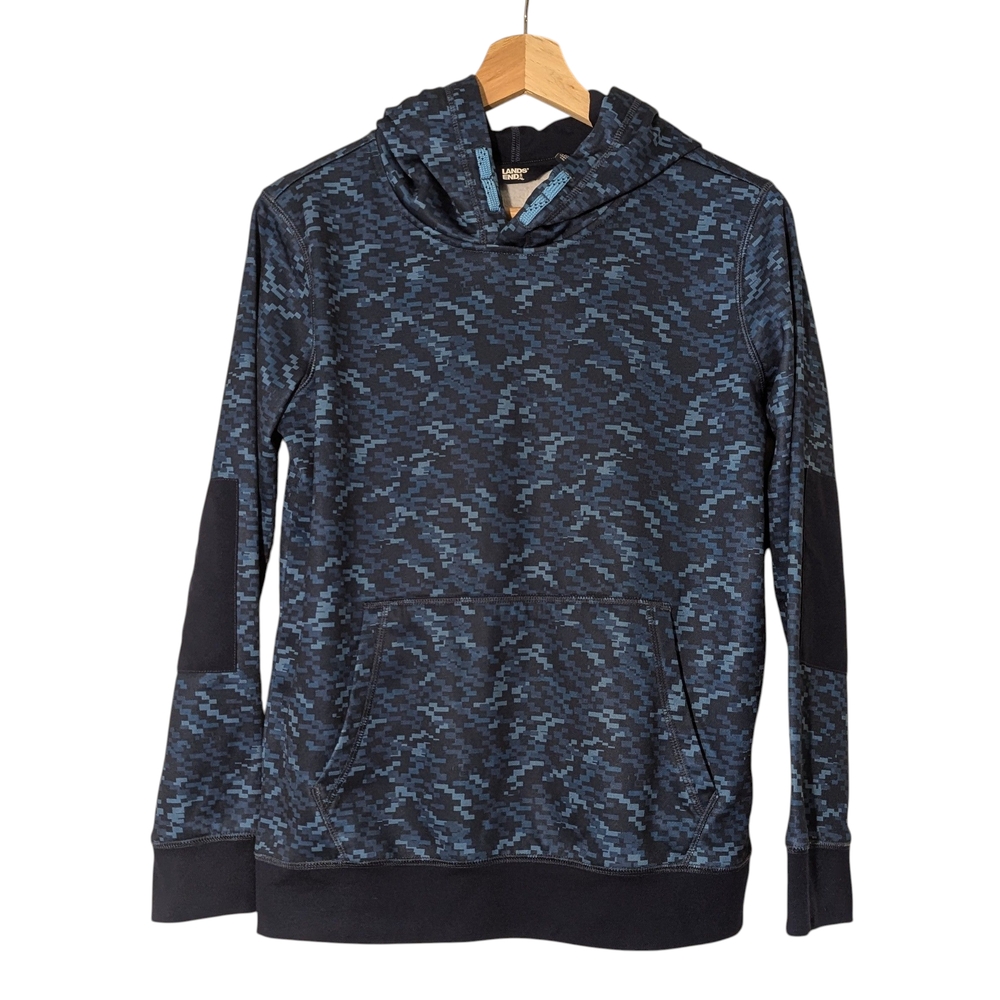 Lands' End Boy's Active Tech Fleece Tricot Sweatshirt, XL(14-16)